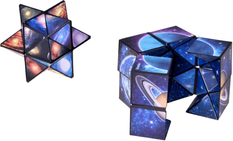 2-en-1 : cube et étoile 3D