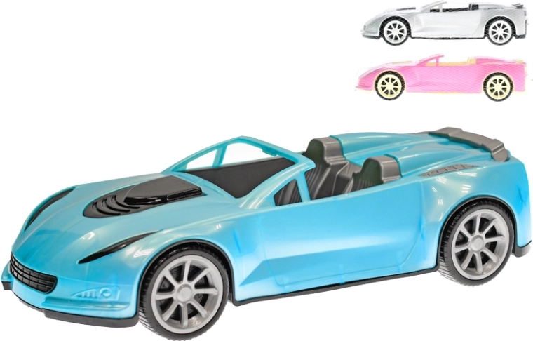 Cabriolet en plastique pour enfants 39 cm à roue libre