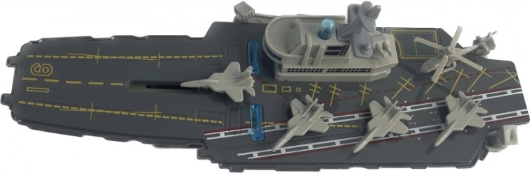 Porte-avions avec effets lumineux et sonores