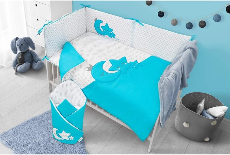 Motif apaisant de lune et d’étoiles