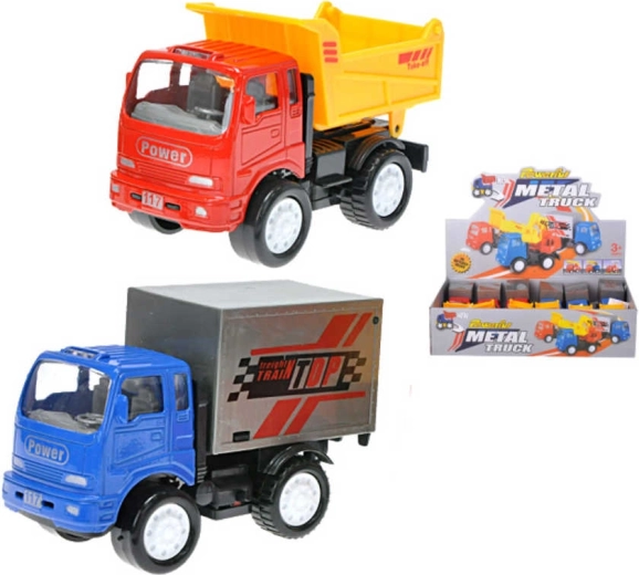 Camion en métal 12 cm en deux variantes - 1 pièce