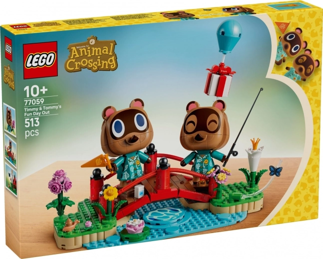 LEGO Animal Crossing Timmy et Tommy en promenade