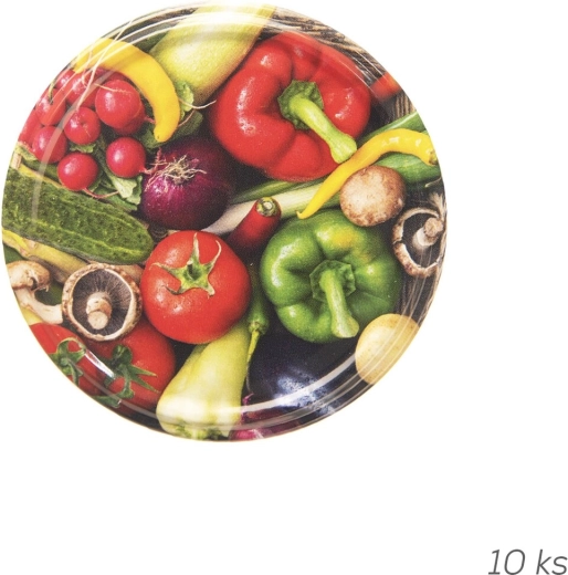 Couvercle métallique BIO 66 légumes 10 pcs