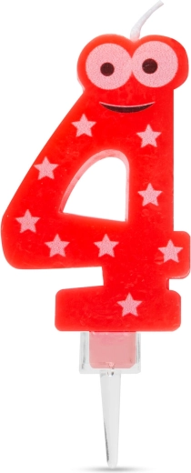 Bougie d’anniversaire chiffre 4