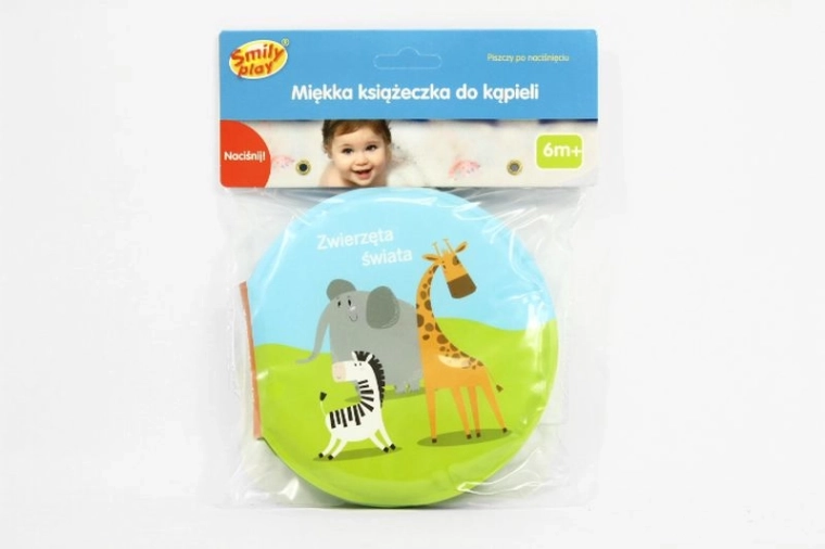 SmilyPlay Animaux du monde – livre de bain souple