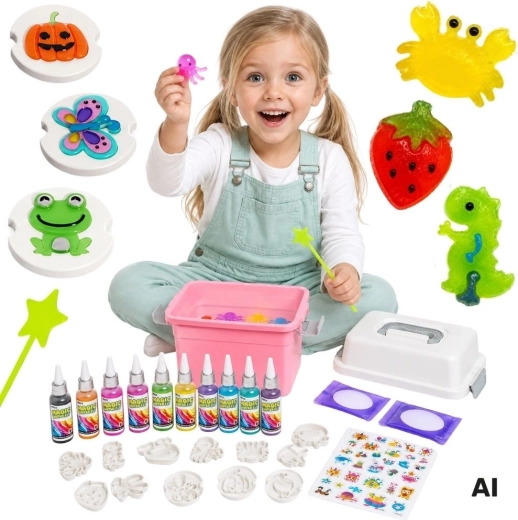 WOOPIE kit créatif Le monde aquatique magique pour créer des figurines en gel