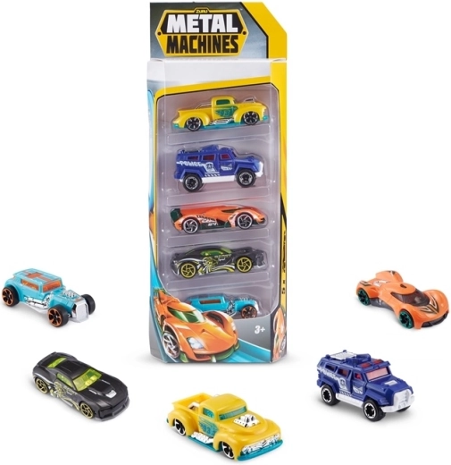 ZURU Metal Machines lot de voitures de course 5 pièces (différents modèles)