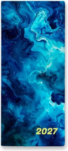Agenda mensuel Ocean avec couverture en PVC 2027