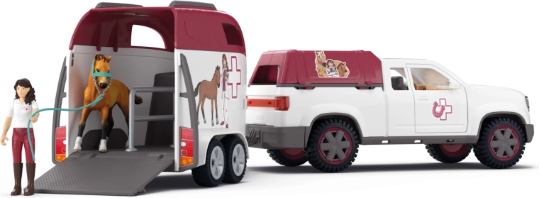 Remorque amovible pour transporter les chevaux en toute sécurité