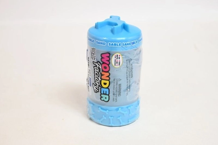 Wonder Factory sable à modeler qui ne sèche jamais – set bleu avec rouleau 4-en-1