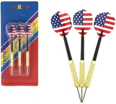 Fléchettes métalliques 15 cm, set de 3 pcs