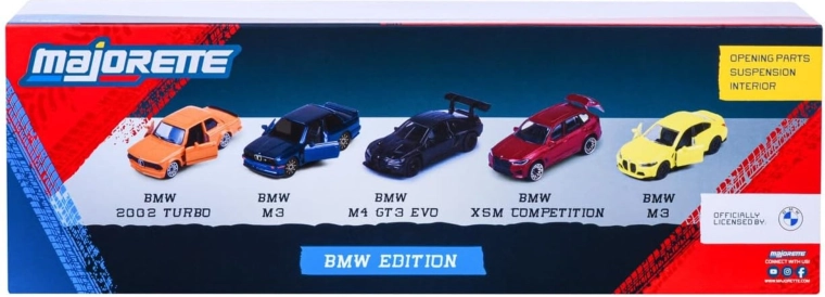5 BMW sous licence dans un seul coffret cadeau