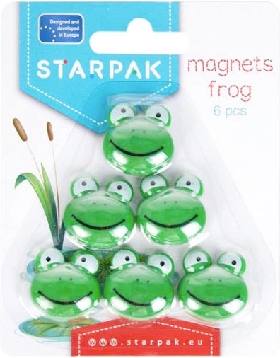 Aimants grenouilles – lot de 6 pcs