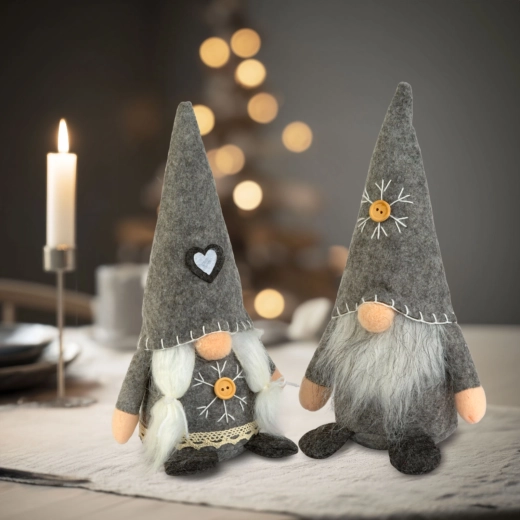 Lutin scandinave de Noël 25 cm - 1 pièce
