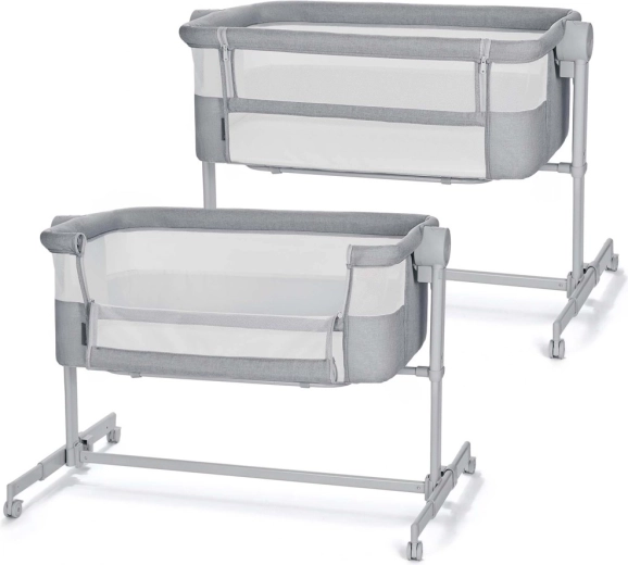 Kinderkraft Nestee Up 2 lit cododo 2 en 1 full light grey