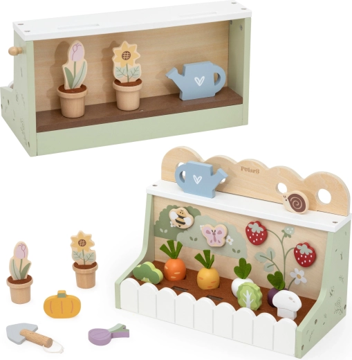Espace de rangement pratique et décorations sur le panneau arrière