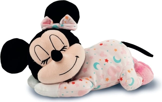 Minnie en peluche relaxante avec chromothérapie et mélodies CLEMENTONI BABY