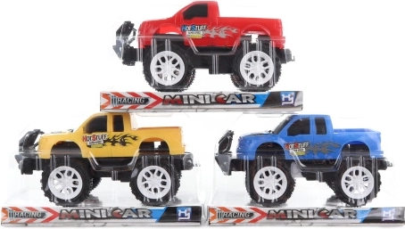 Voiture tout-terrain à inertie – jeep en plastique 20 cm