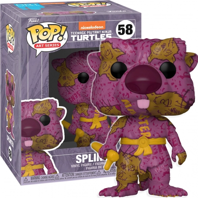 Figurine en vinyle Funko Pop! Art Tortues Ninja Splinter édition spéciale