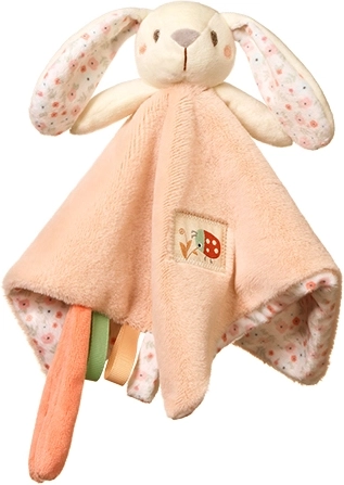 Doudou et couverture 2-en-1 Baby Bunny BABYONO, 0 m+