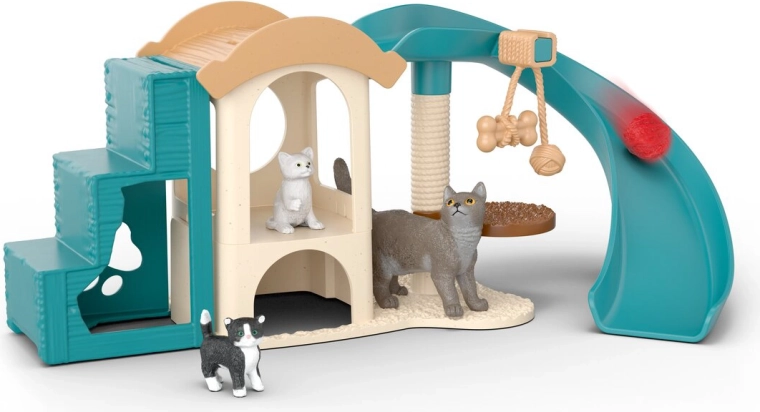 Schleich Farm World parcours d’escalade pour chats