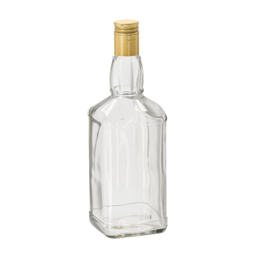 bouteille en verre pour whisky 700 ml avec bouchon à vis en métal