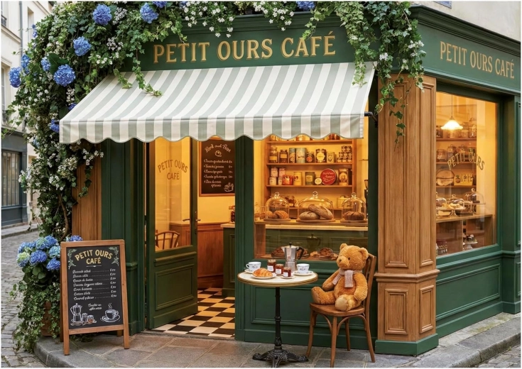 Educa puzzle Le Café des oursons 1000 pièces