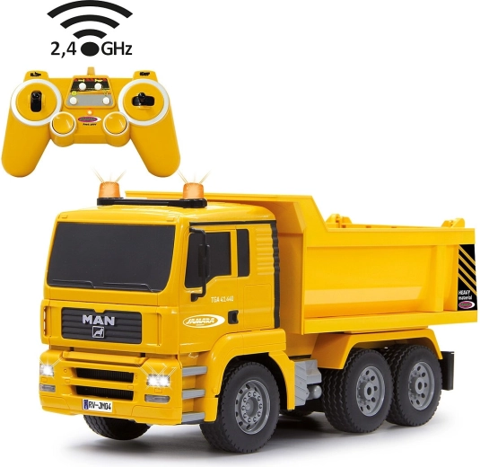Camion-benne MAN sous licence Jamara télécommandé 2,4 GHz 1:20
