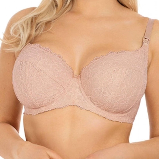 Soutien-gorge d’allaitement souple New Baby Ema beige