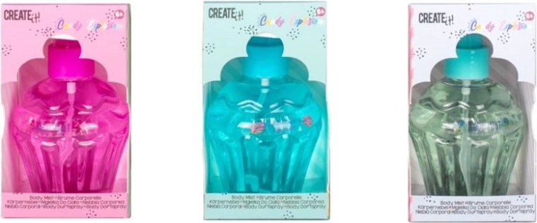 Create It! Candy brume corporelle pour enfants – 3 parfums gourmands