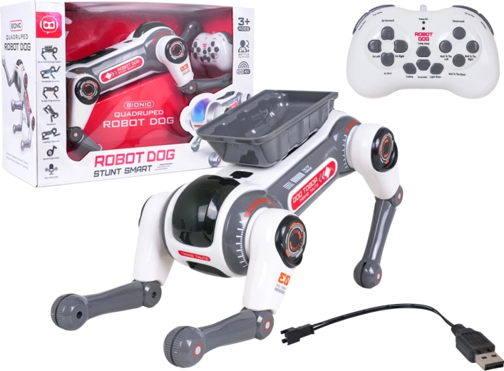 Chien robot télécommandé Aidog avec lumières - 1 pièce