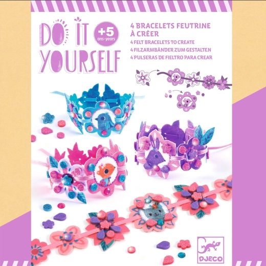 Kit DIY pour créer des bracelets d’amitié scintillants DJECO