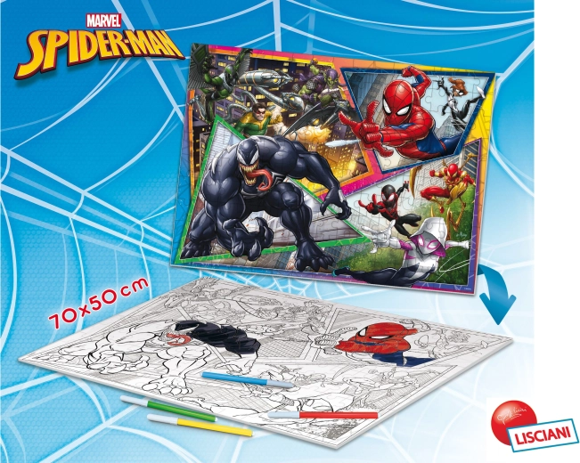 Puzzle de sol double face Spider-Man de 150 pièces