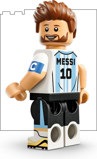Minifigurine de Lionel Messi et détails football
