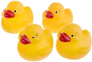 Canetons de bain en caoutchouc – 4 pcs