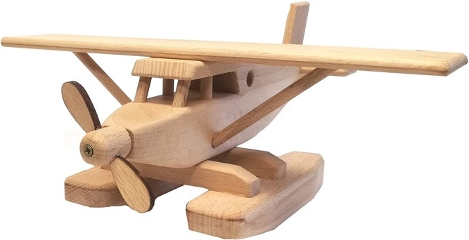 Hydravion en bois de hêtre