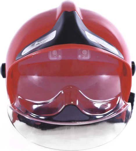 Visière transparente relevable pour un jeu réaliste