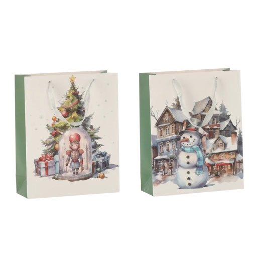 Sac cadeau FROZEN Christmas 30 × 42 × 12 cm, lot de 12 pièces