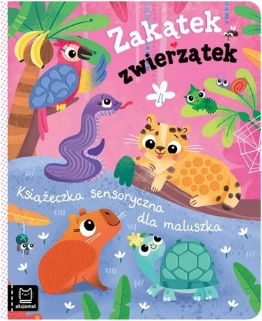 Coin des animaux – livre sensoriel avec éléments en silicone