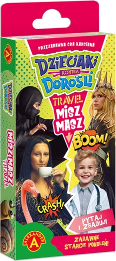 Misz Masz Enfants contre Adultes Travel – jeu de voyage familial