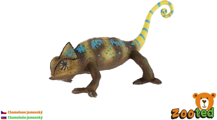 Figurine de caméléon du Yémen de 18 cm