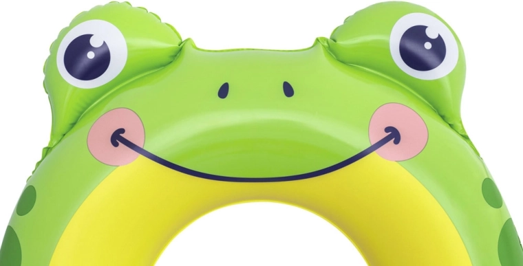 Design de grenouille ludique que les enfants adorent