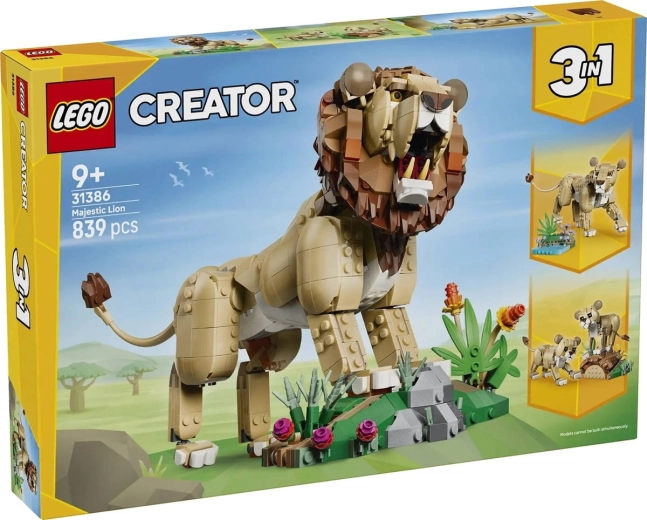 LEGO Creator Animaux sauvages : Le lion majestueux