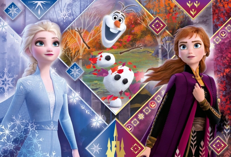 Puzzle 104 Maxi Super Kolor La Reine des Neiges 2
