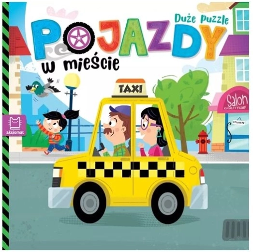 Véhicules en ville – grand puzzle