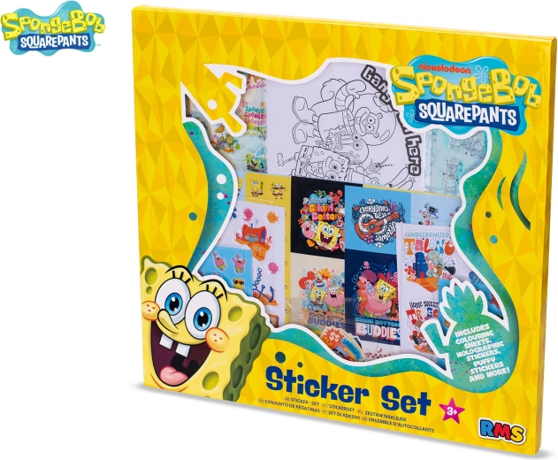 Ensemble de 500 autocollants SpongeBob