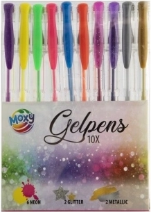 Set de stylos gel MOXY - 10 pièces
