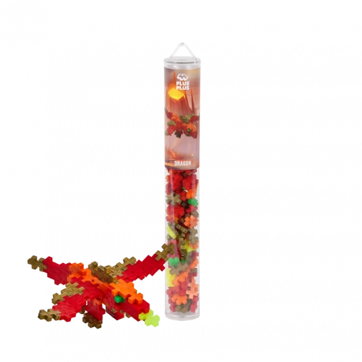Plus-Plus dragon – jeu de construction créatif 100 pièces en tube
