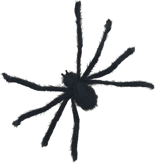 Grand araignée noire d'Halloween de 77 cm