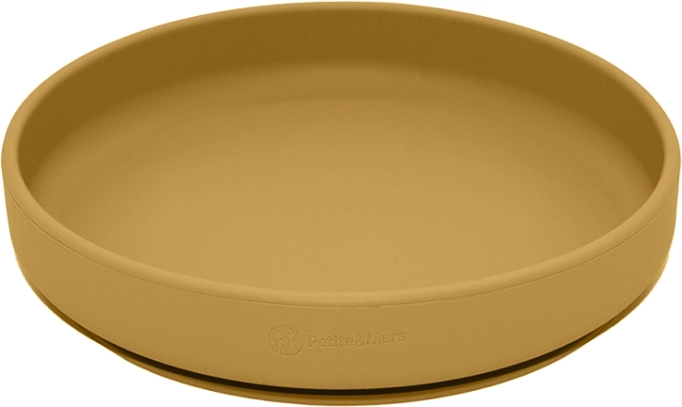 Assiette avec ventouse pour une alimentation stable